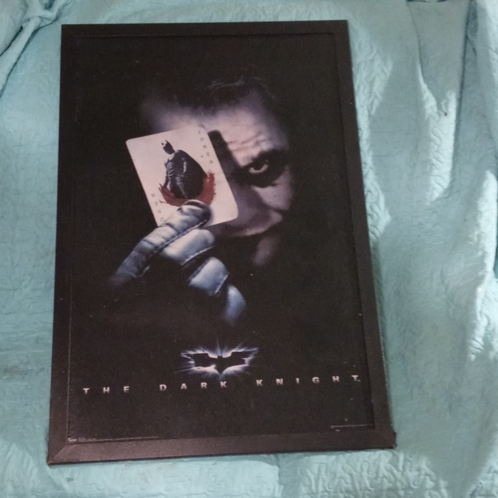 Rare Batman Heath ledger the dark knight poster